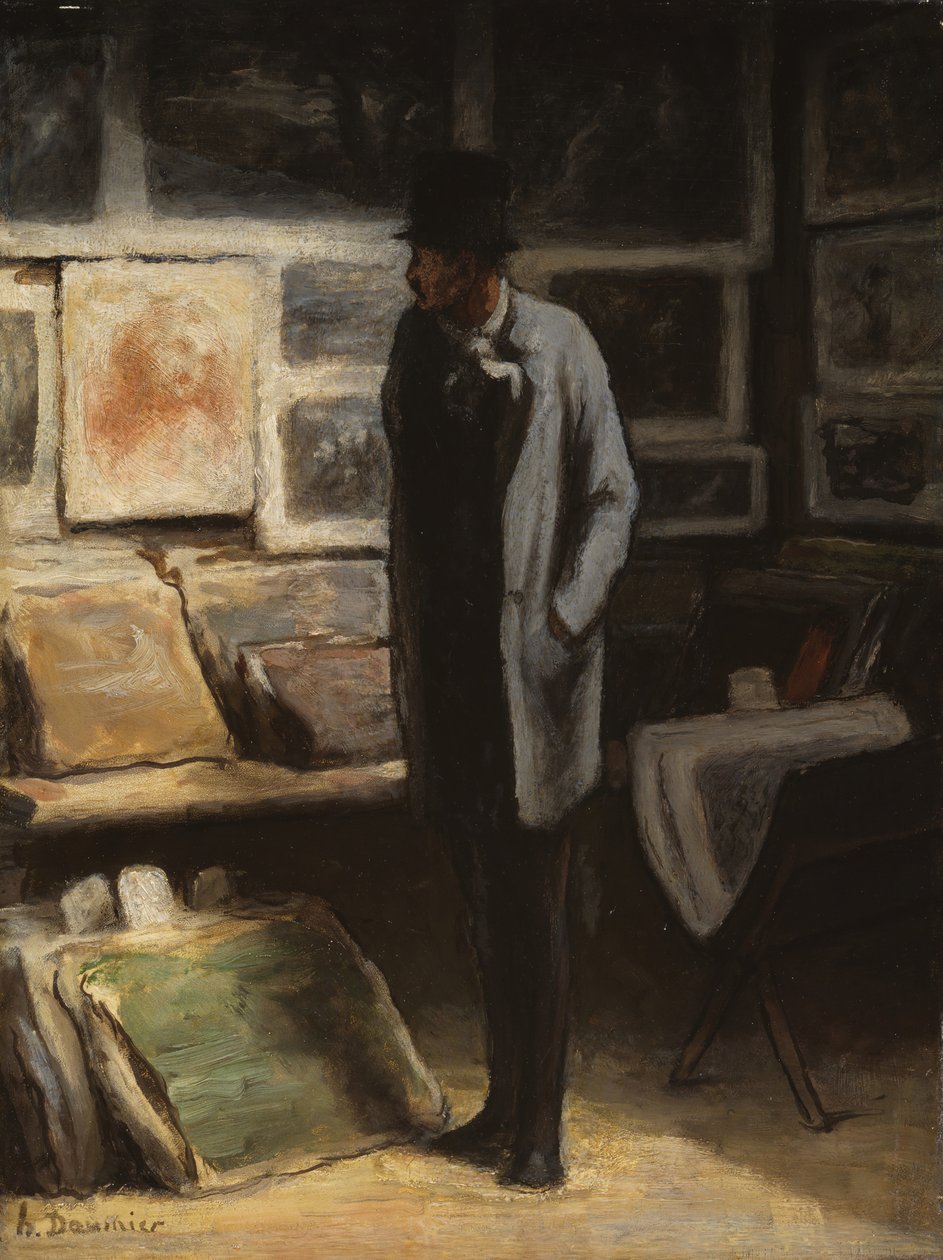 Il collezionista di stampe da Honoré Daumier