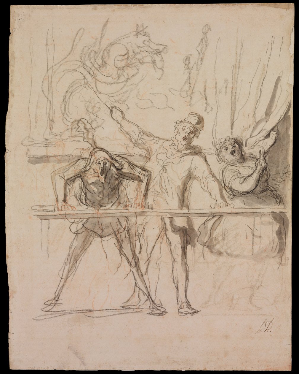 Il Sideshow da Honoré Daumier
