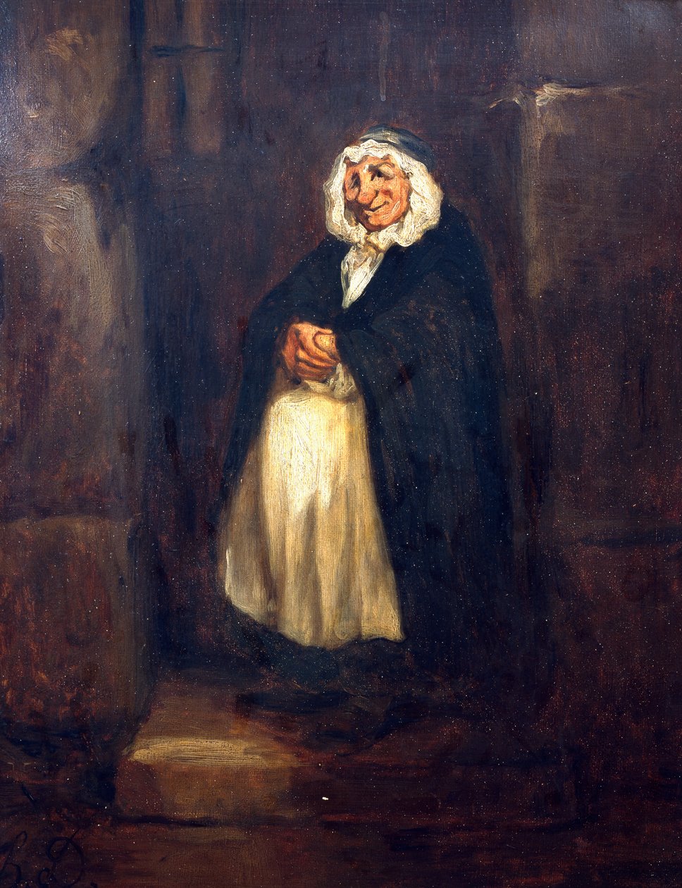 Il vecchio portinaio da Honoré Daumier