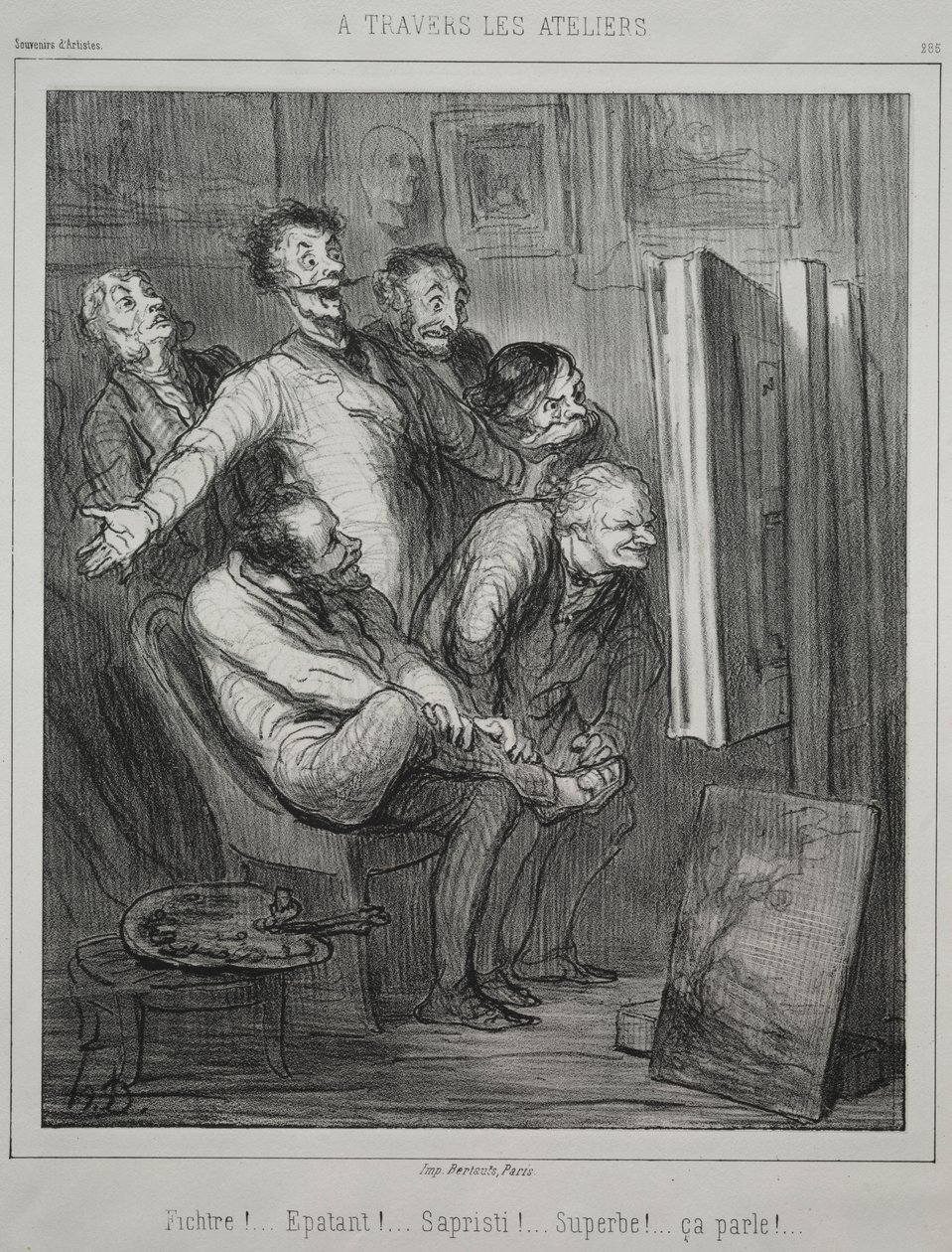Attraverso gli Studi, 1862 da Honoré Daumier