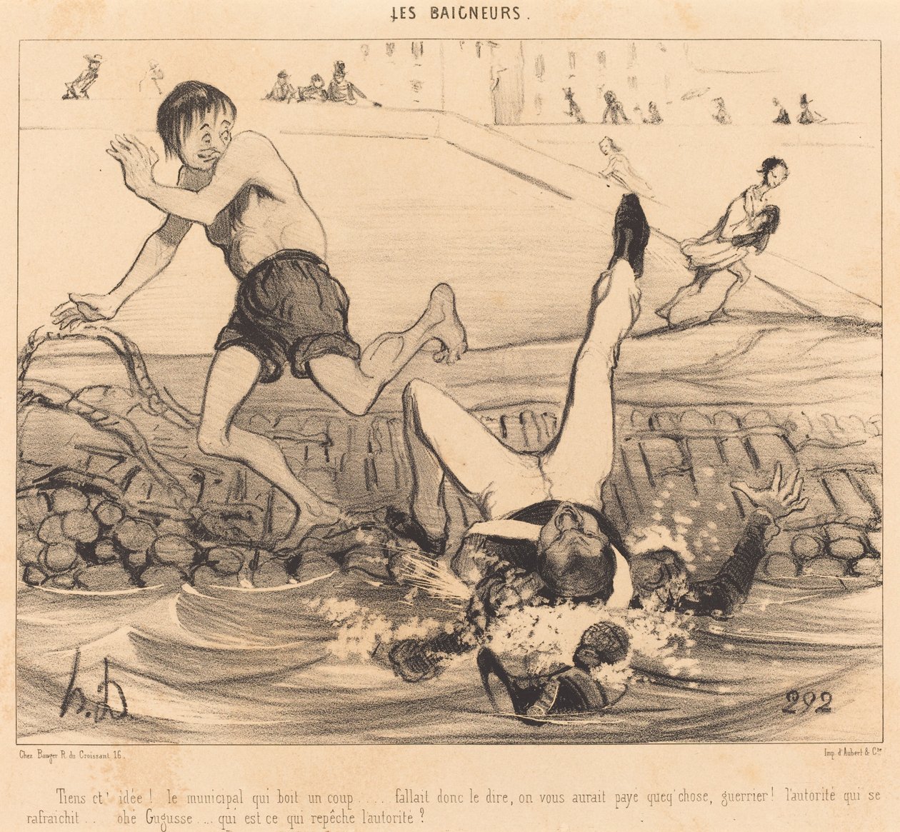Guarda questa idea! Il municipale che beve un bicchiere... da Honoré Daumier