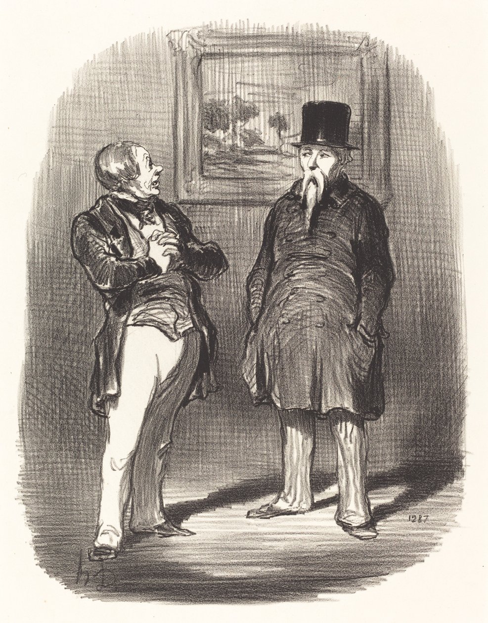Tien... non ti riconoscevo... da Honoré Daumier
