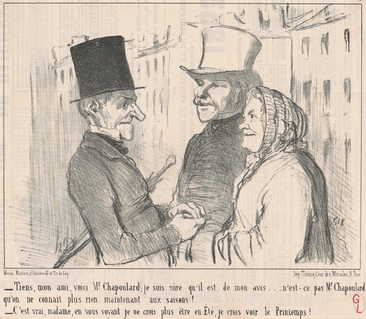 Tiens, mon ami, voici M. Chapoulard da Honoré Daumier