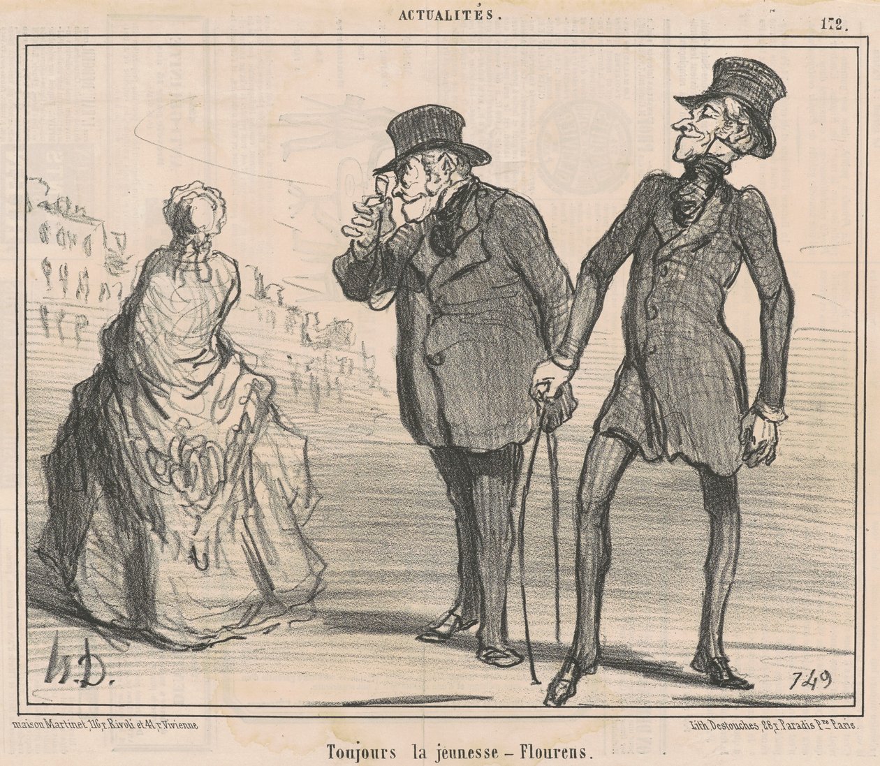 Toujours la jeunesse-flourens da Honoré Daumier