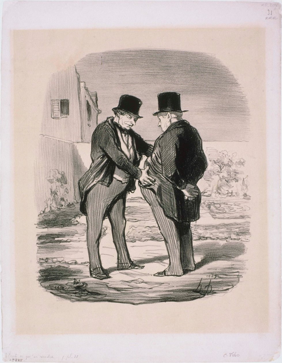 Qualsiasi cosa: Quindi abbiamo rubato il pallone del signor Green da Honoré Daumier