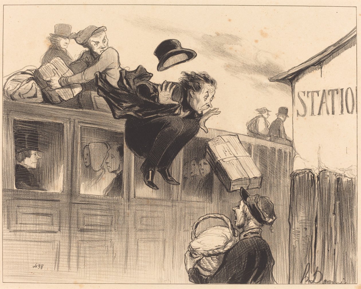 Trenta secondi di stazione da Honoré Daumier