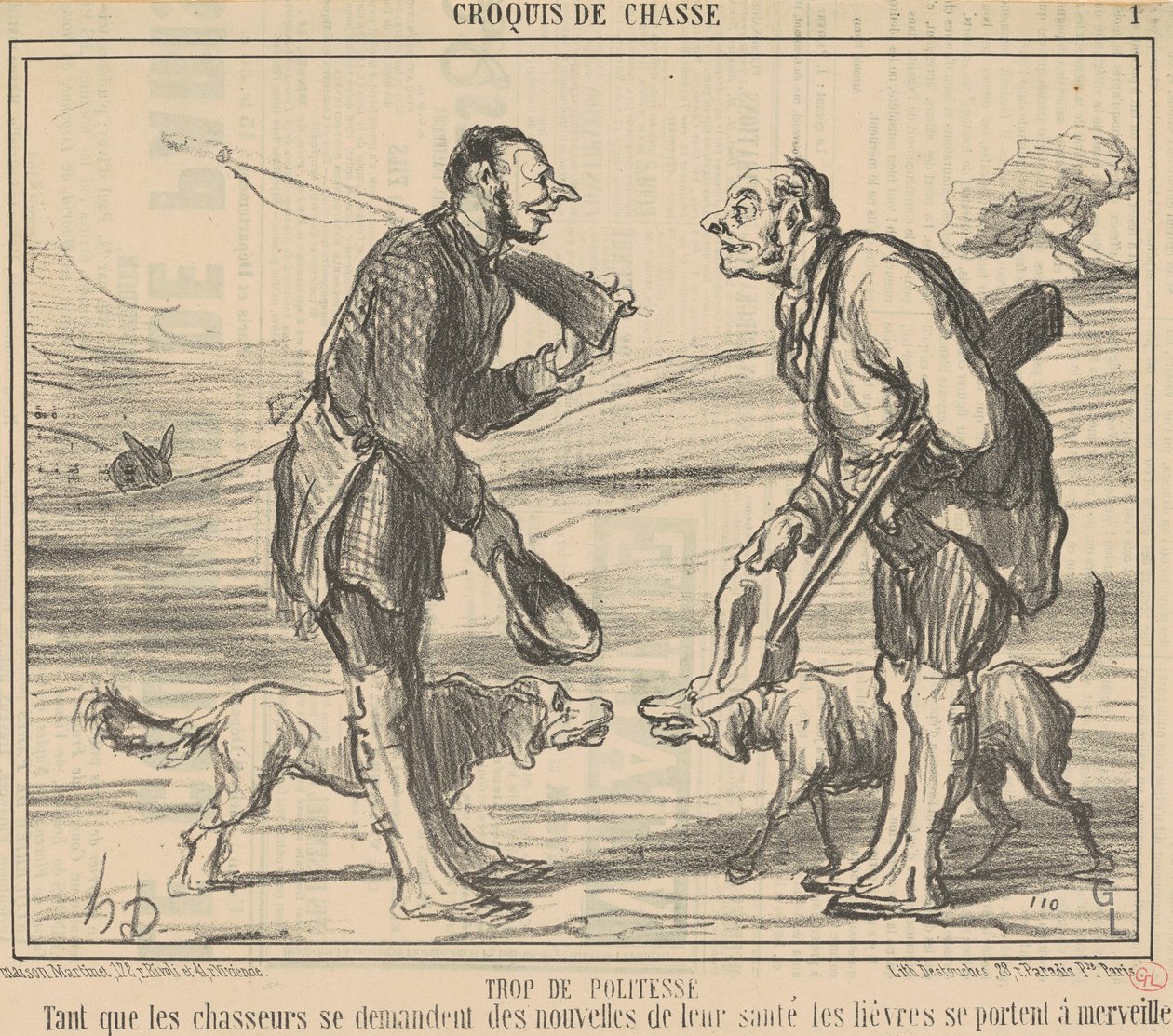 Troppa Cortesia da Honoré Daumier