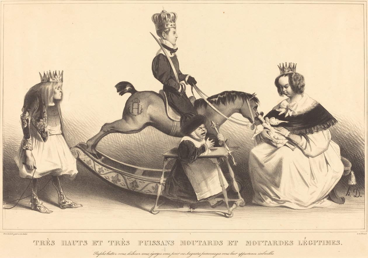 Très hauts et très puissans moutards et moutardes légitimes da Honoré Daumier