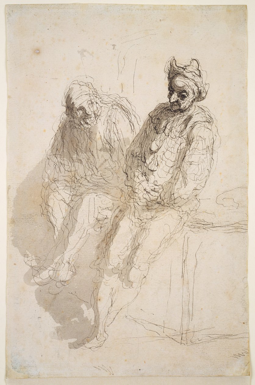 Due saltimbanchi da Honoré Daumier