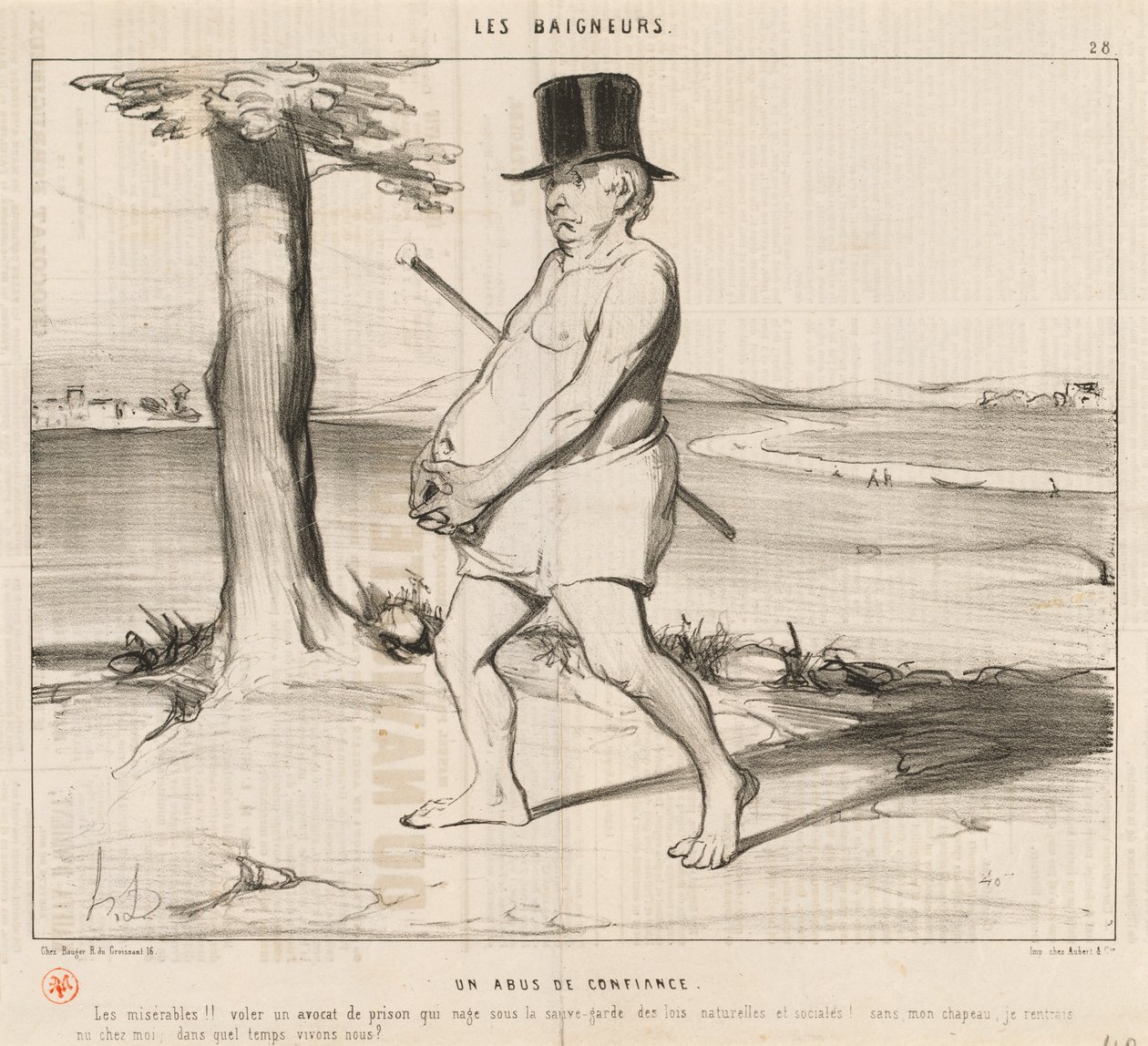 Un abuso di fiducia da Honoré Daumier