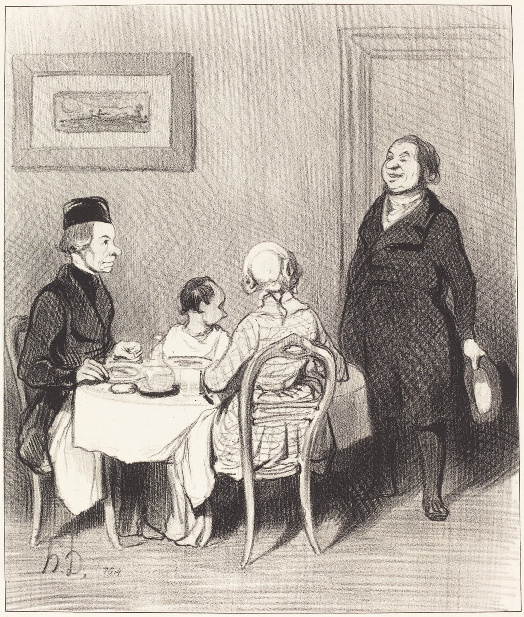 Un amico è un coccodrillo... da Honoré Daumier