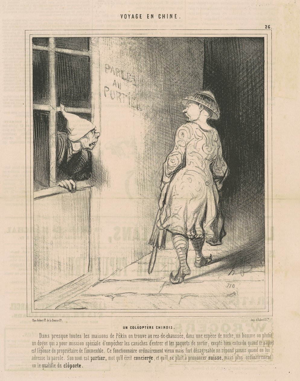 Un coleottero cinese da Honoré Daumier