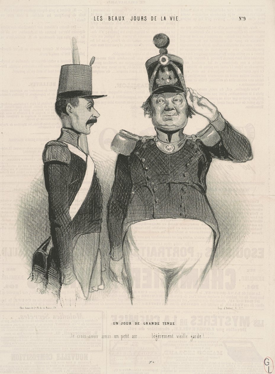 Un giorno di grande tenuta da Honoré Daumier