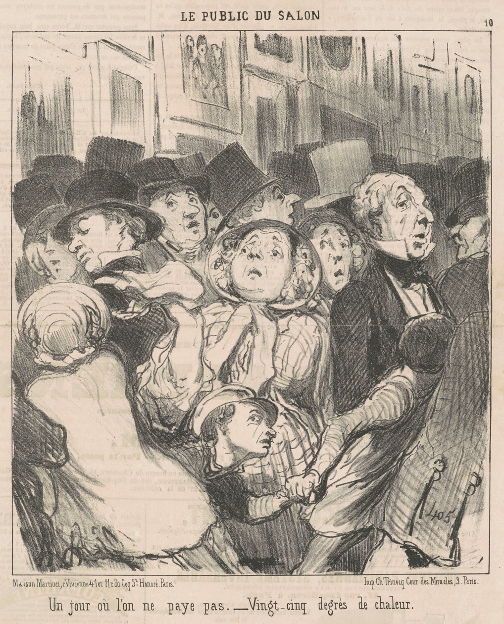 Un giorno senza pagare da Honoré Daumier