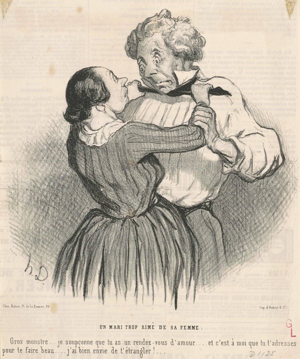 Un marito troppo amato dalla moglie da Honoré Daumier
