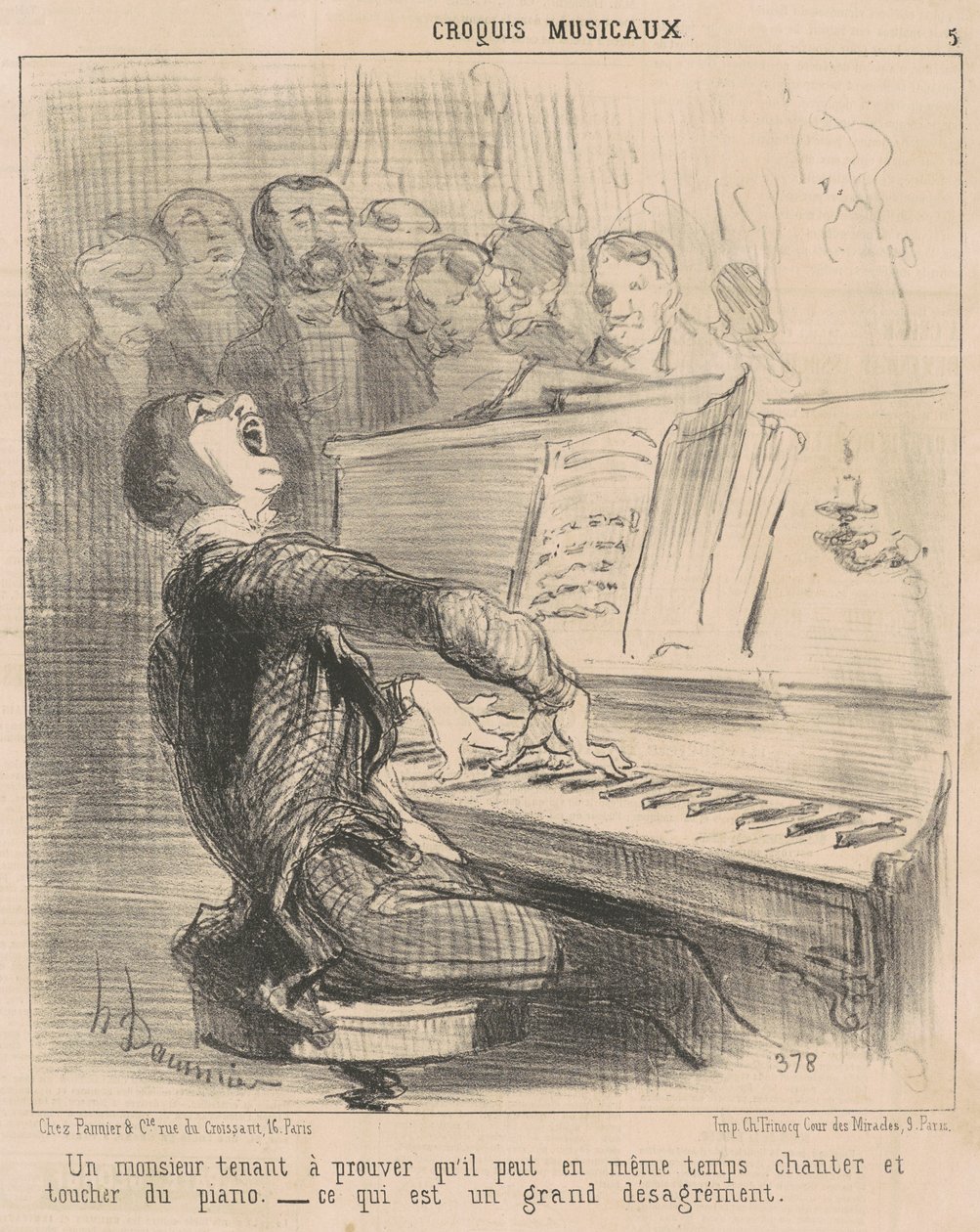 Un Signore che Vuole Dimostrare che Può... da Honoré Daumier