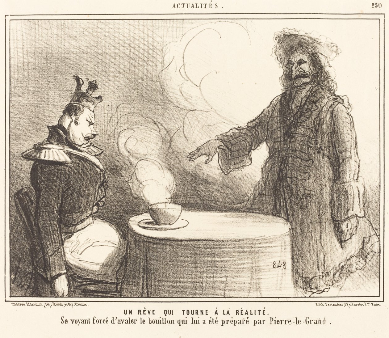 Un sogno che diventa realtà da Honoré Daumier