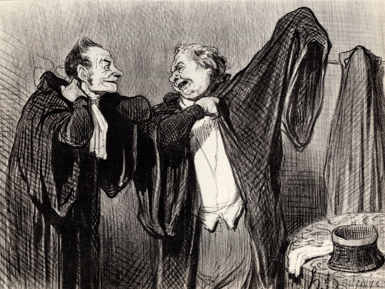 Tra colleghi, 1845-1848 da Honoré Daumier