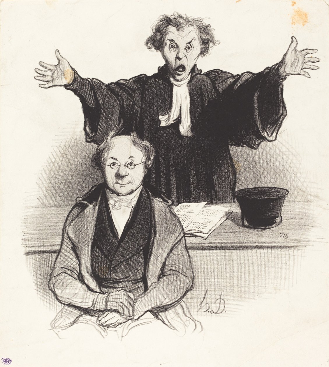 Una richiesta di separazione da Honoré Daumier