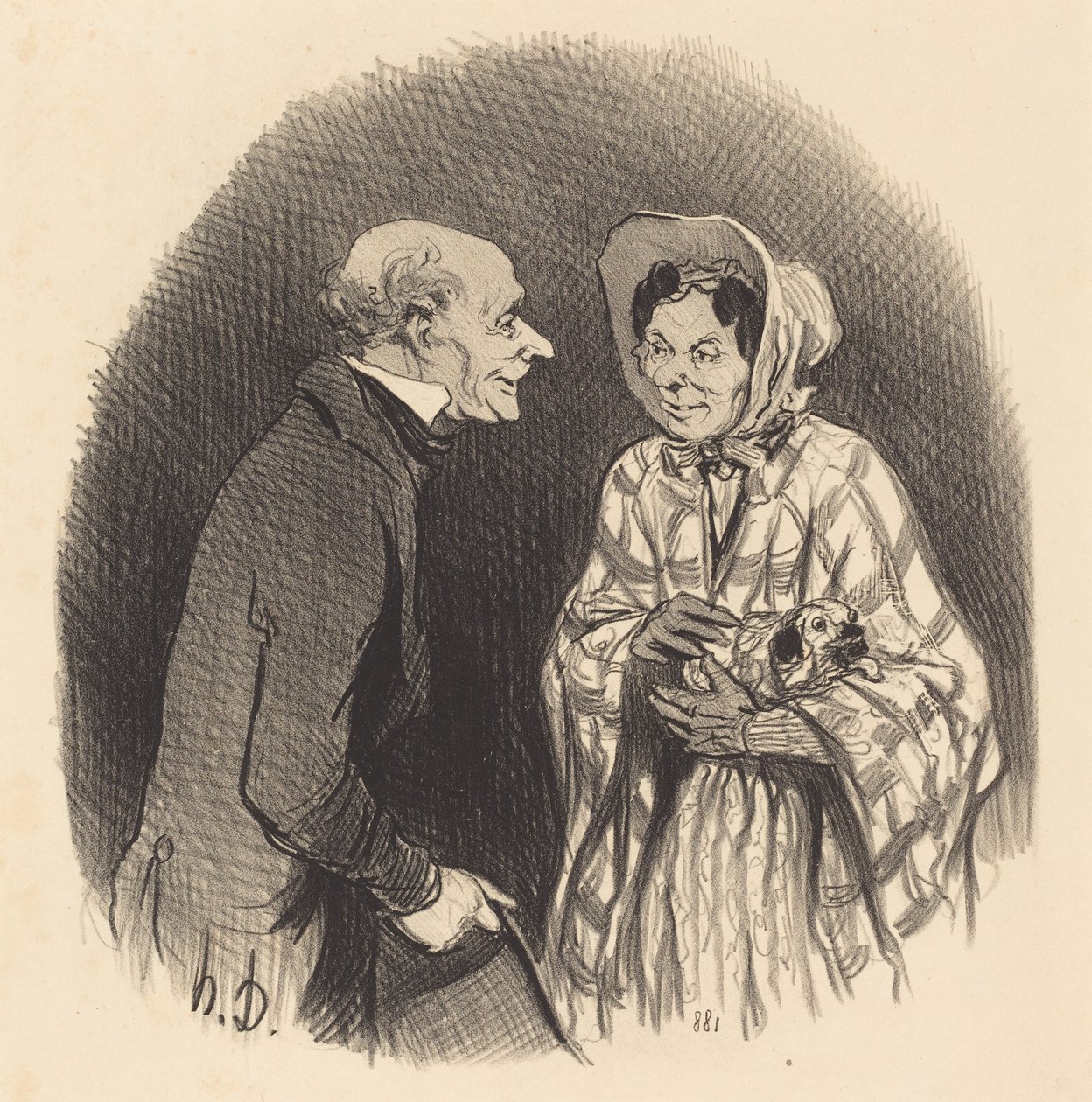 Una nuova conoscenza da Honoré Daumier