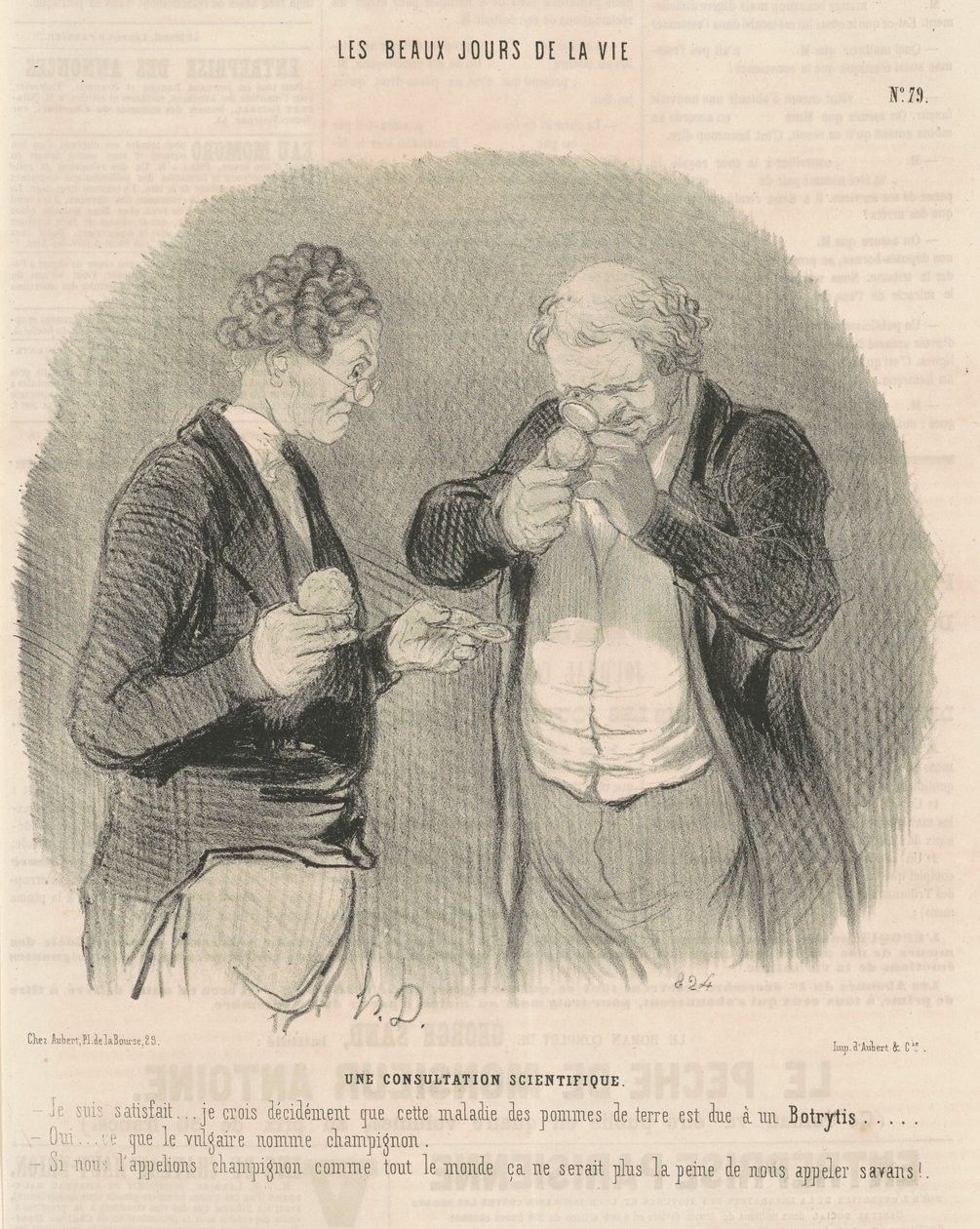 Una consultazione scientifica da Honoré Daumier