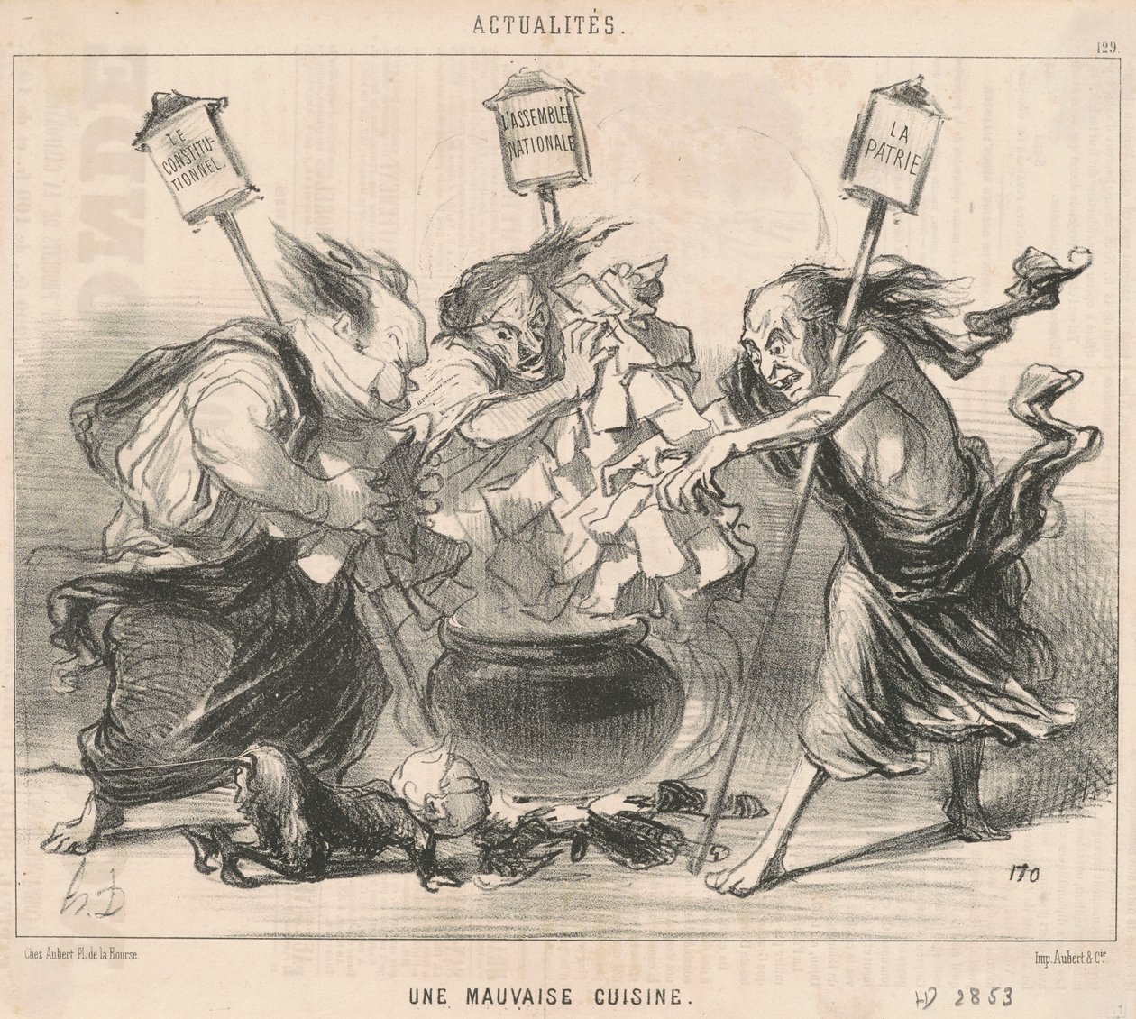 Una cattiva cucina da Honoré Daumier