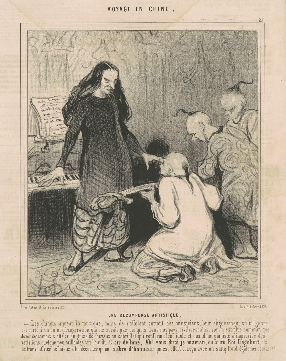 Una ricompensa artistica da Honoré Daumier