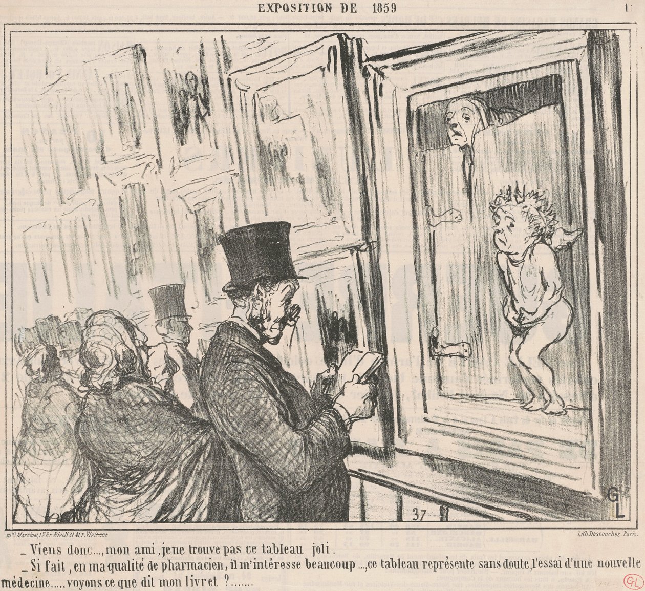 Vieni dunque, amico mio, non trovo... da Honoré Daumier