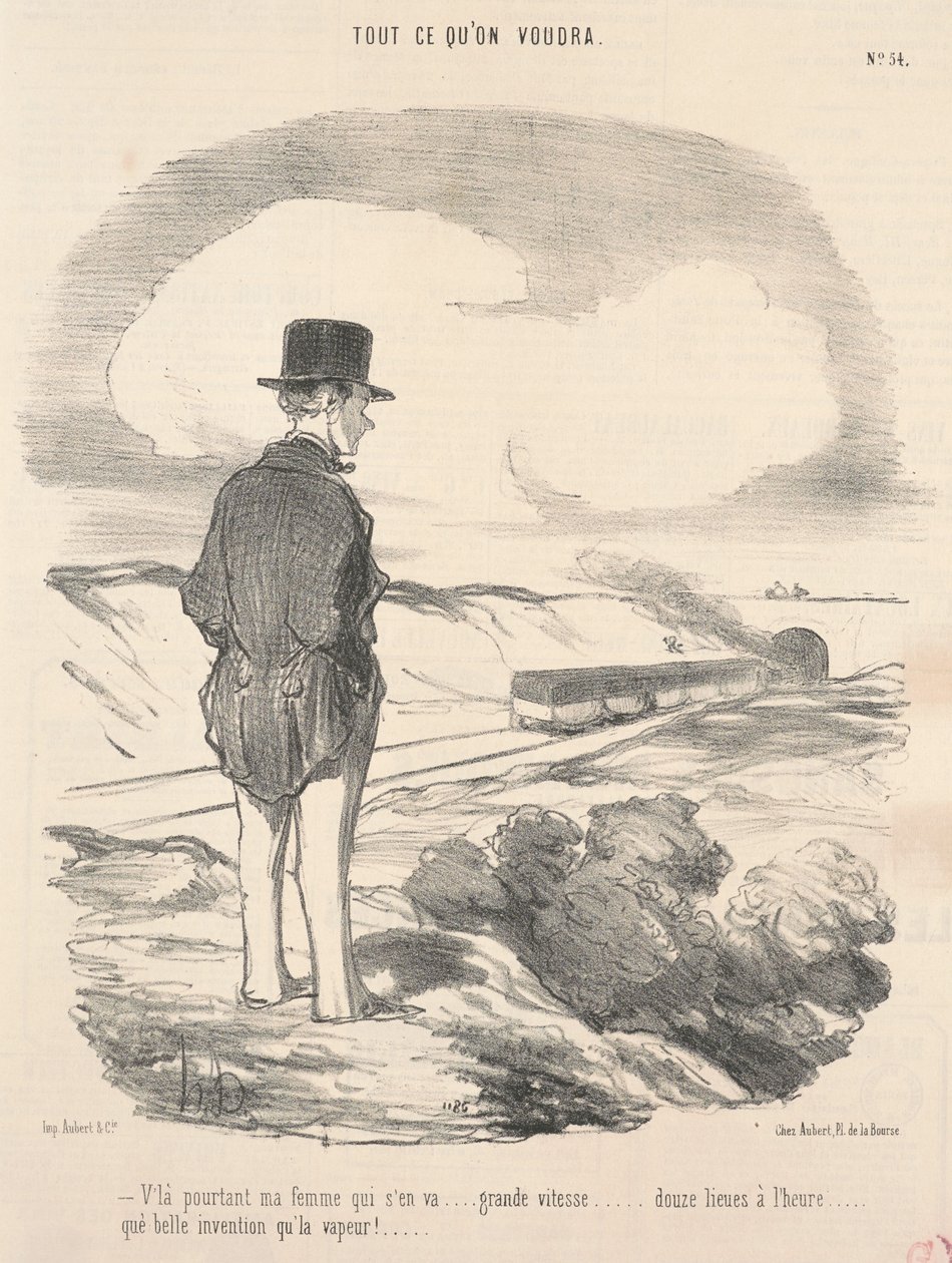 Ecco mia moglie che se ne va... da Honoré Daumier