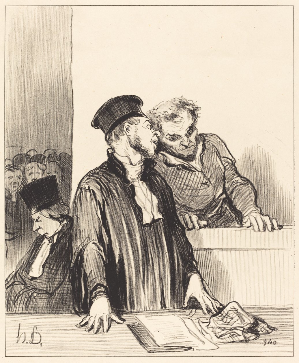 Ecco il ministero pubblico che vi dice cose... sgradevoli... da Honoré Daumier