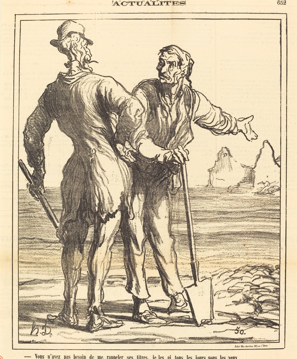 Non hai bisogno di ricordarmi i suoi titoli... da Honoré Daumier