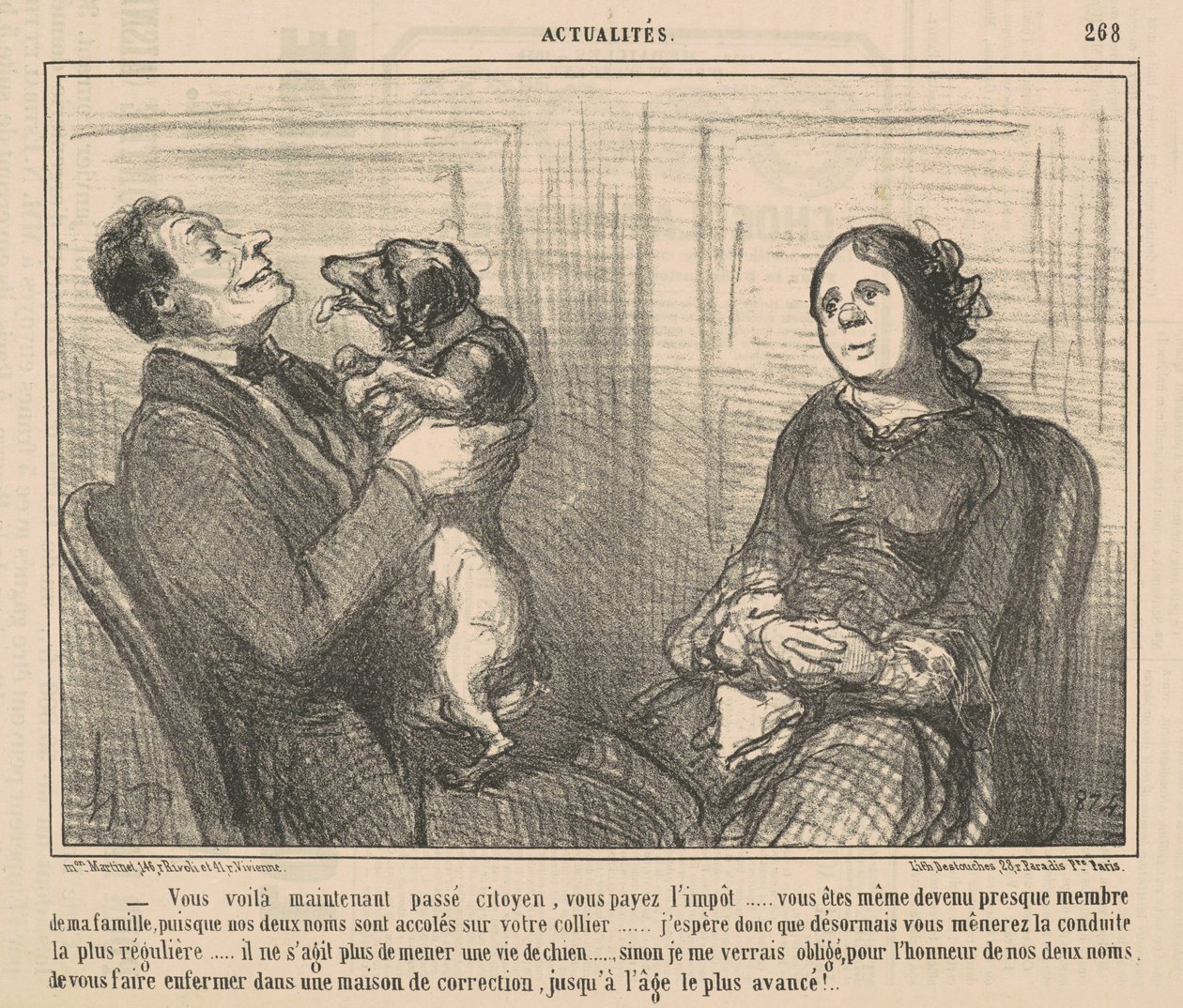 Vous voila maintenant passe citoyen da Honoré Daumier