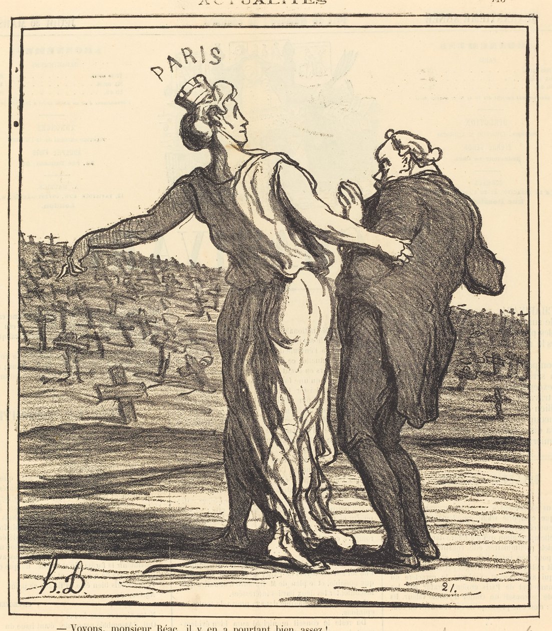 Voyons, monsieur Réac da Honoré Daumier