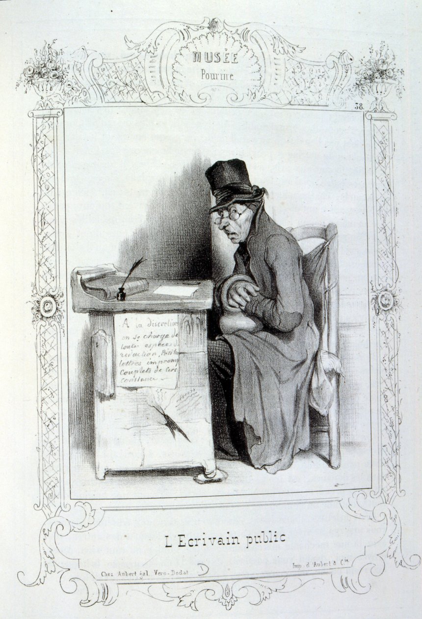 Illustrazioni su idee e leggende Philipon sotto il titolo Les Cent e Robert Macaire da Honoré Daumier