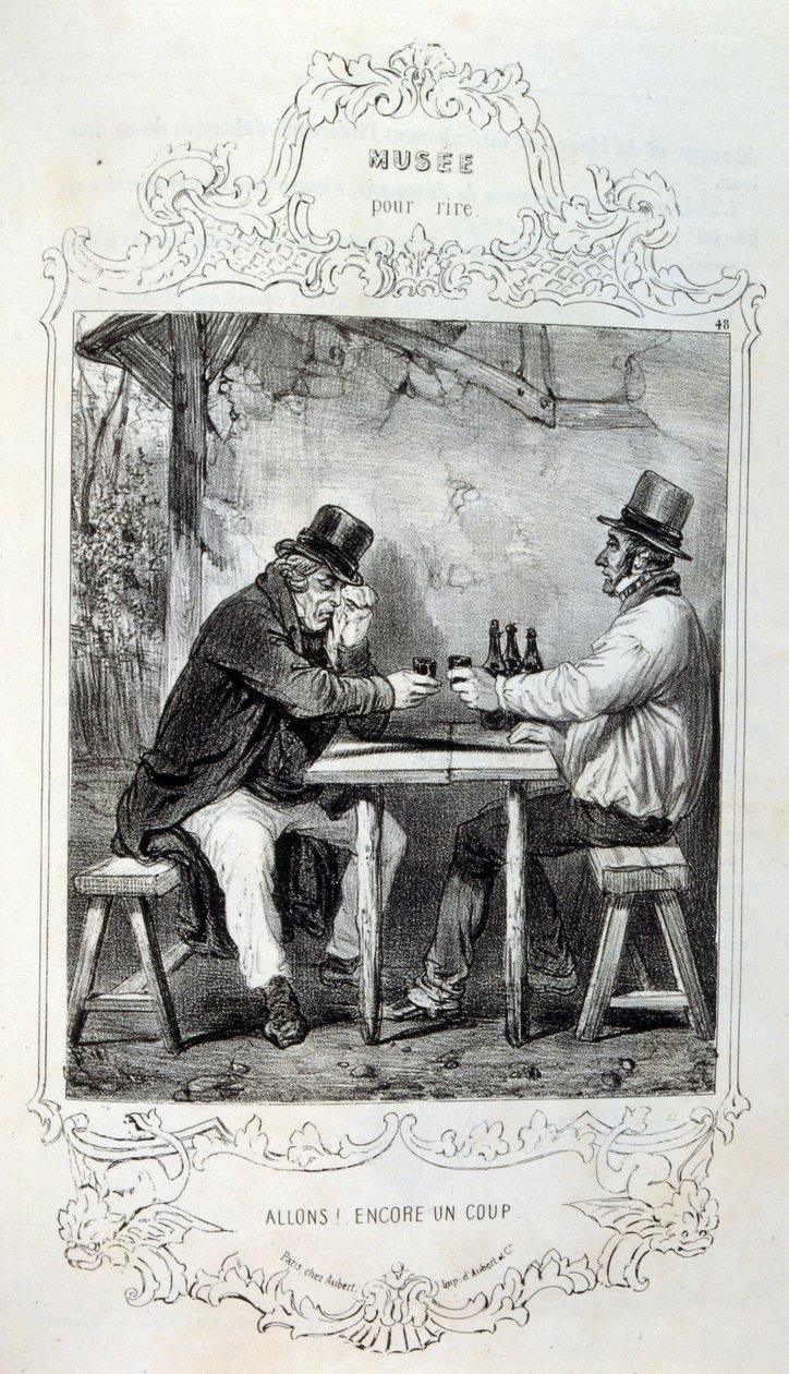 Illustrazioni su idee e leggende Philipon sotto il titolo Les Cent e Robert Macaire da Honoré Daumier