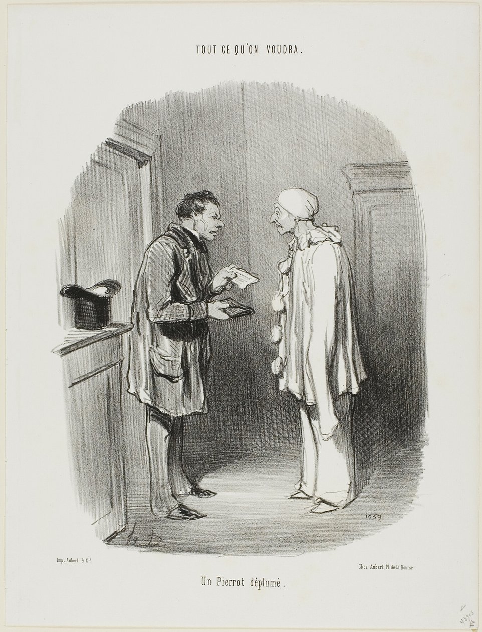 Un Pierrot spennato, piatto 9 da Tout Ce Qu