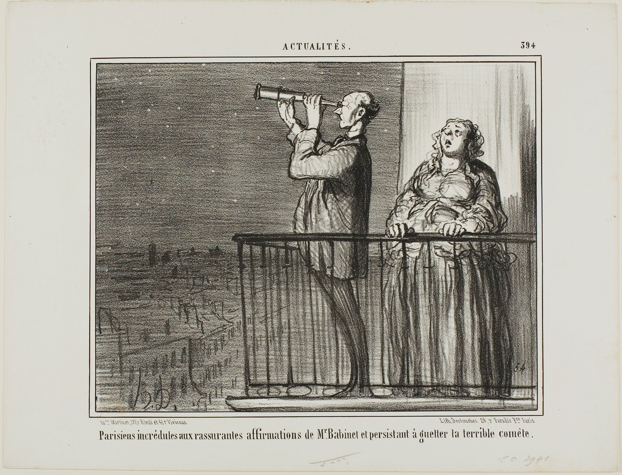 I parigini non si fidano molto delle rassicurazioni di Monsieur Babinet e insistono nell