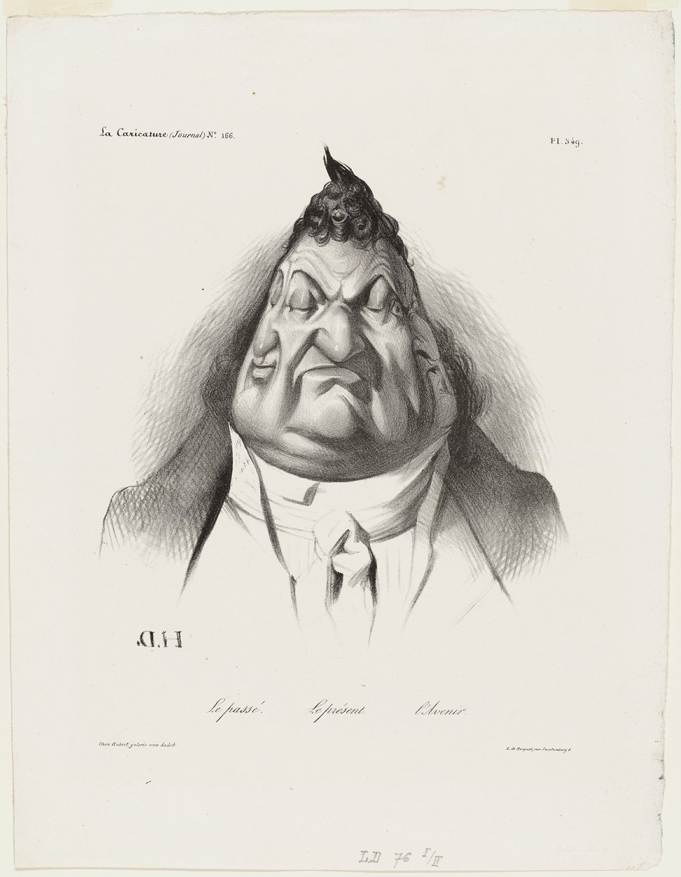 Il passato, il presente, il futuro, piatto 349 da Honoré Victorin Daumier