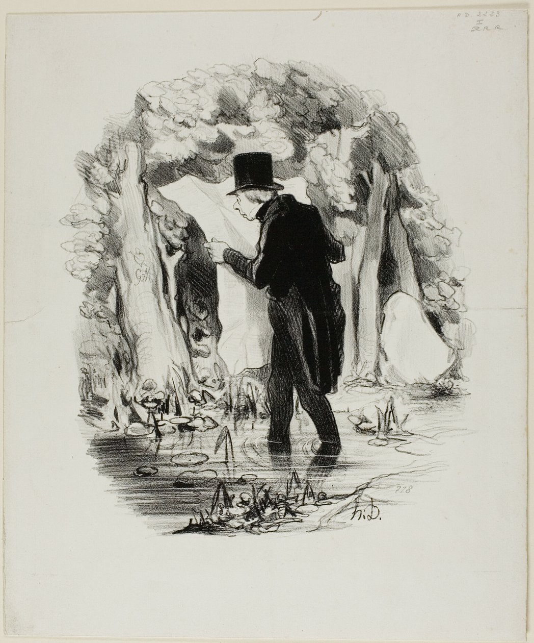Ecco dove potrebbe portarvi la lezione del Constitutionnel, piatto 8 da Pastorales da Honoré Victorin Daumier