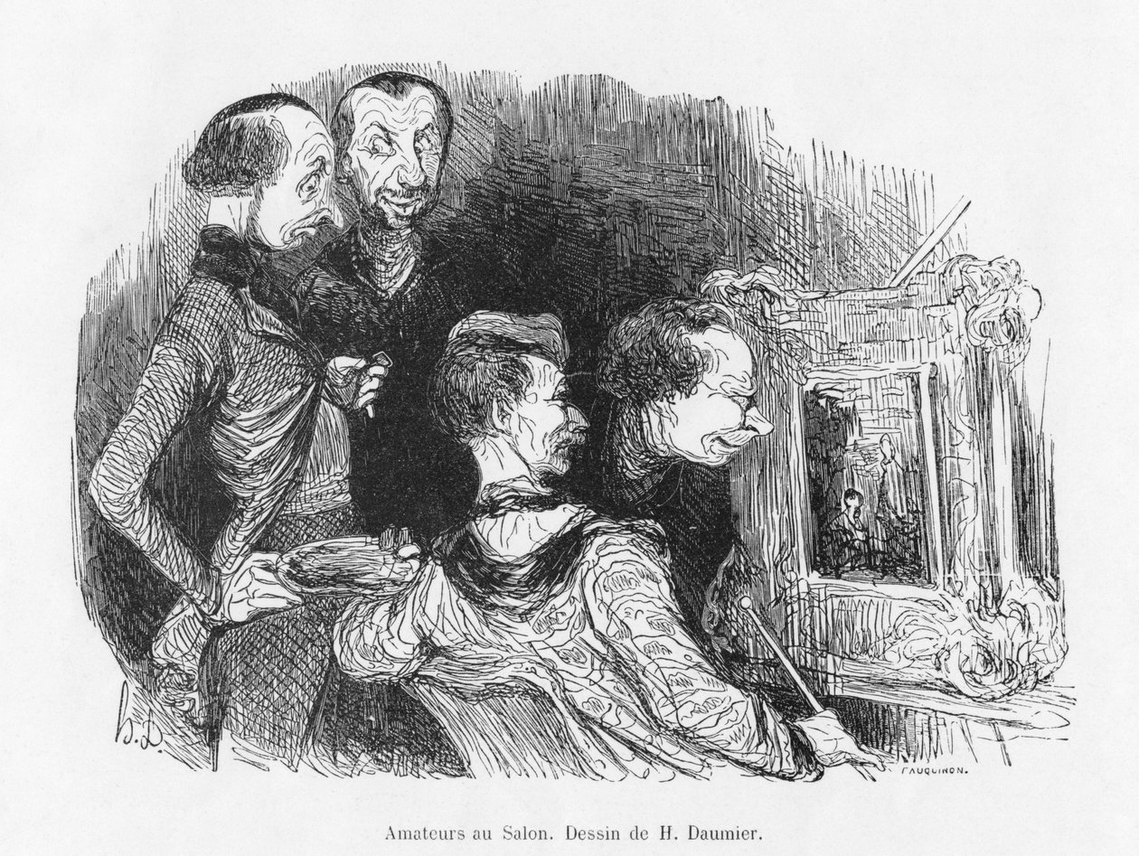 Amatori al salone da Honoré Daumier