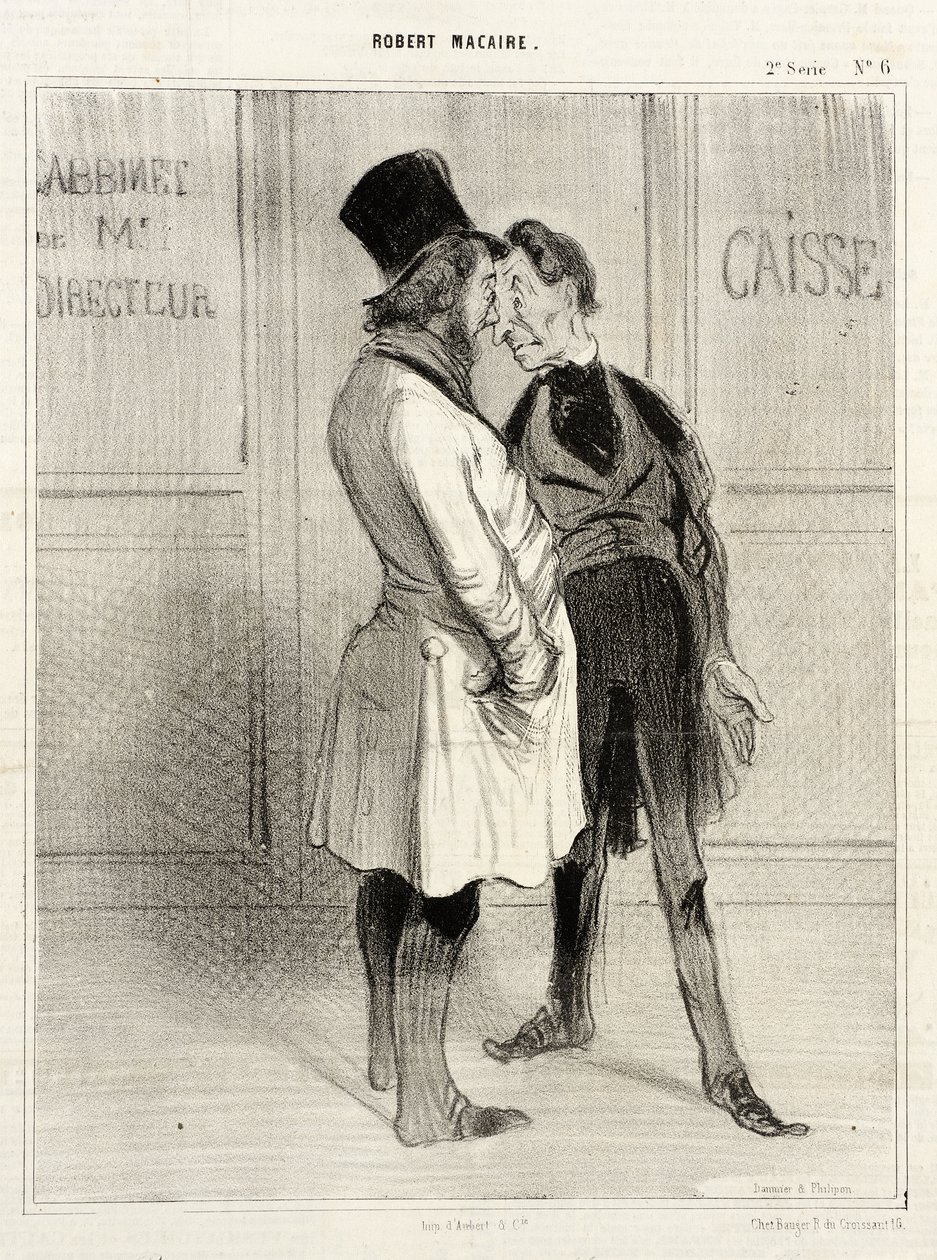 (Robert) Ebbene! Mio caro Direttore... da Honoré Daumier