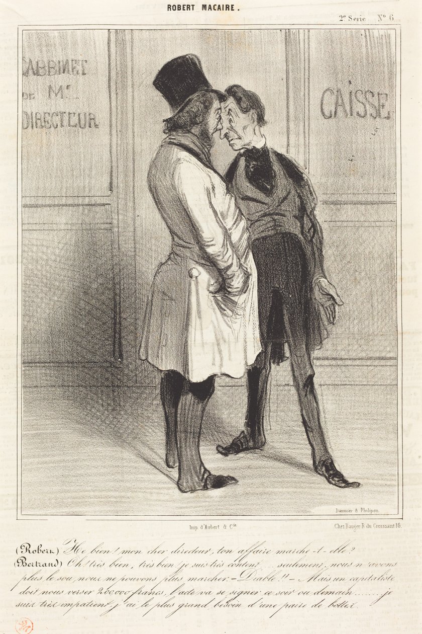 (Robert) Ebbene! Mio caro direttore... da Honoré Daumier