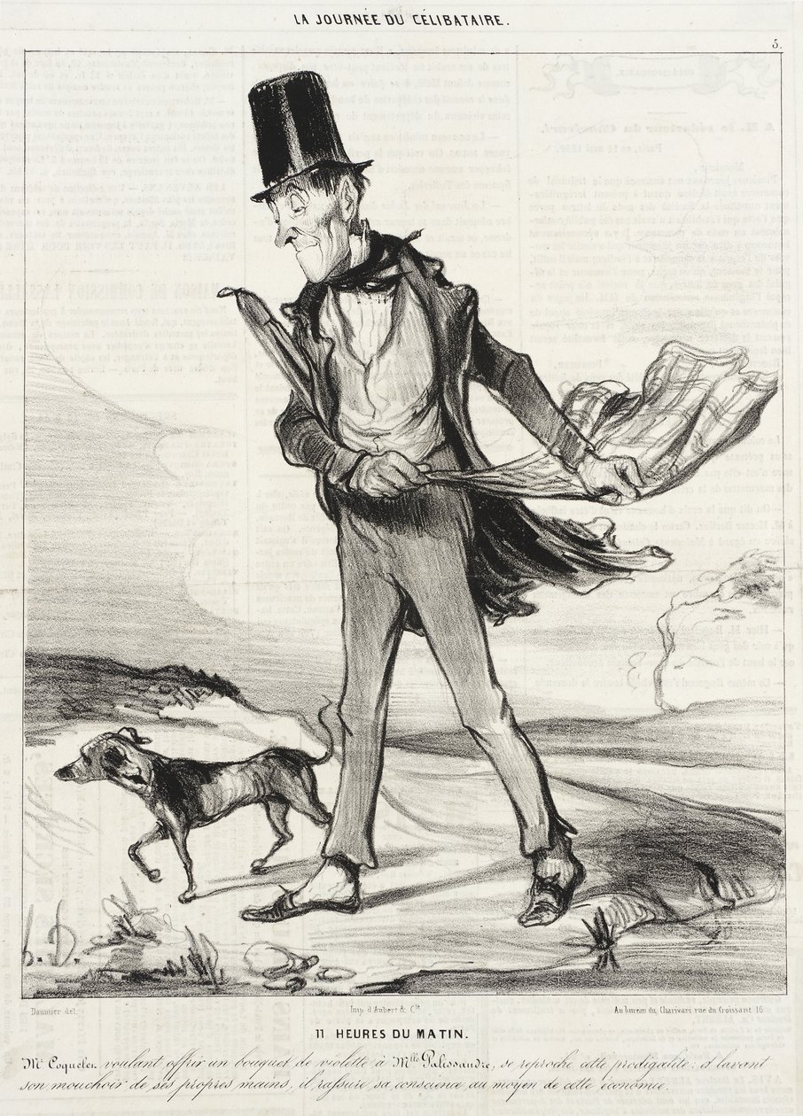 Le 11 del mattino da Honoré Daumier
