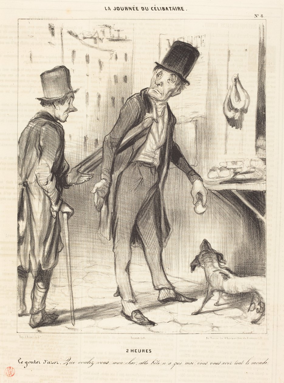 2 ore - La merenda di Azor da Honoré Daumier