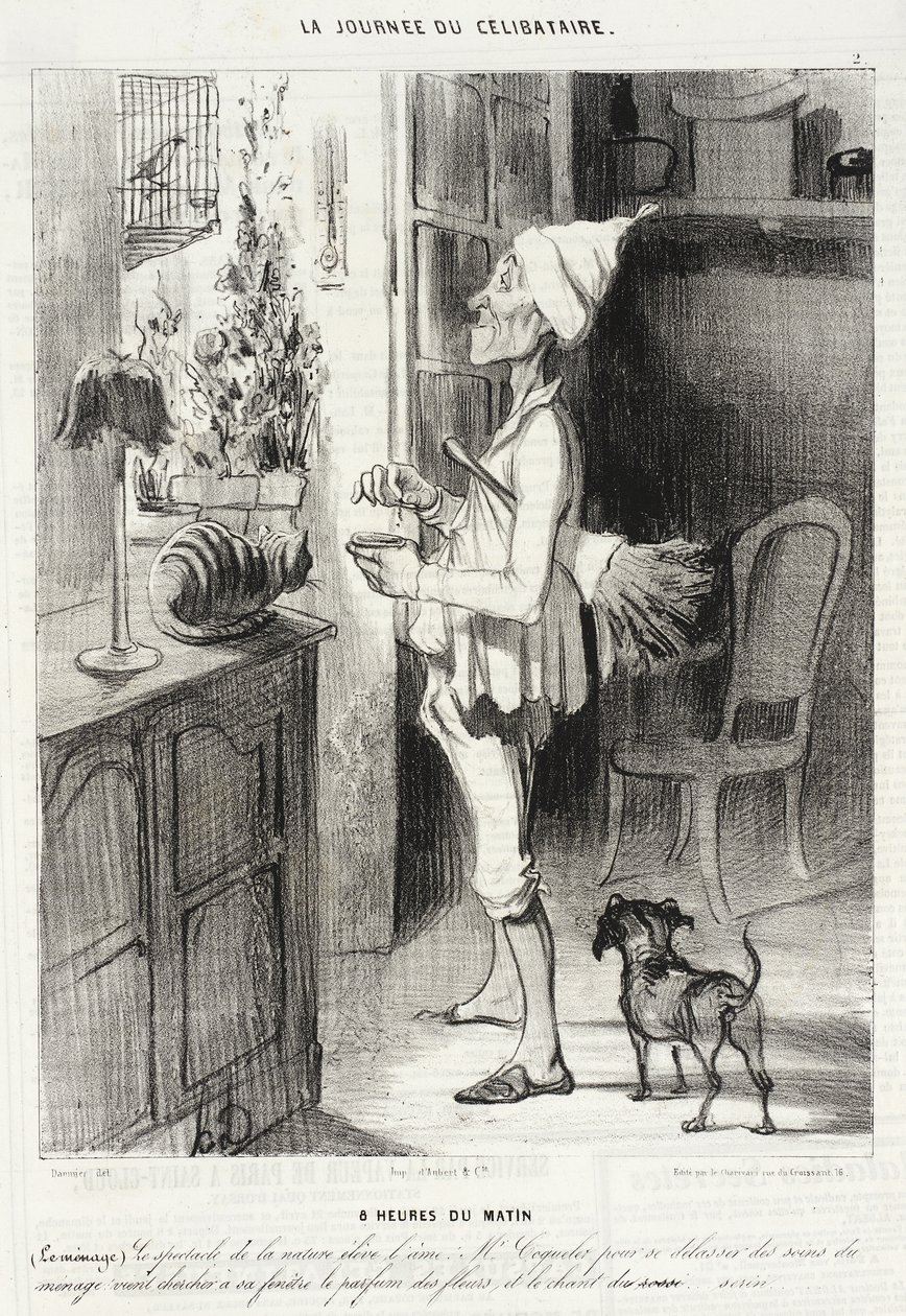 Ore 8 del mattino da Honoré Daumier