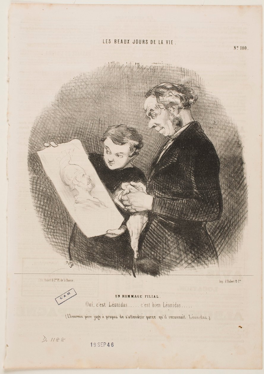 Un omaggio filiale da Honoré Daumier