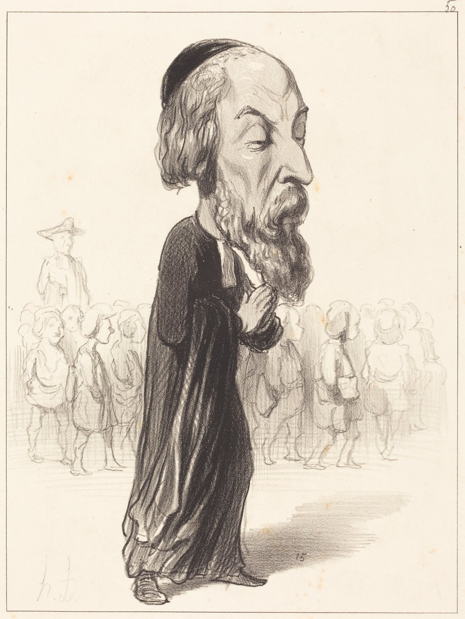A. Fréd. Pierre, conte di Falloux da Honoré Daumier
