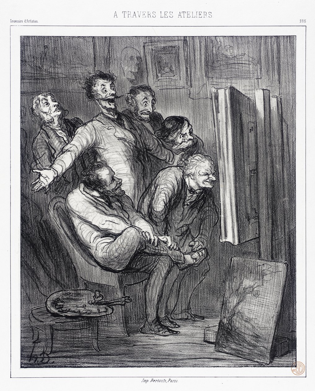 Attraverso le officine da Honoré Daumier