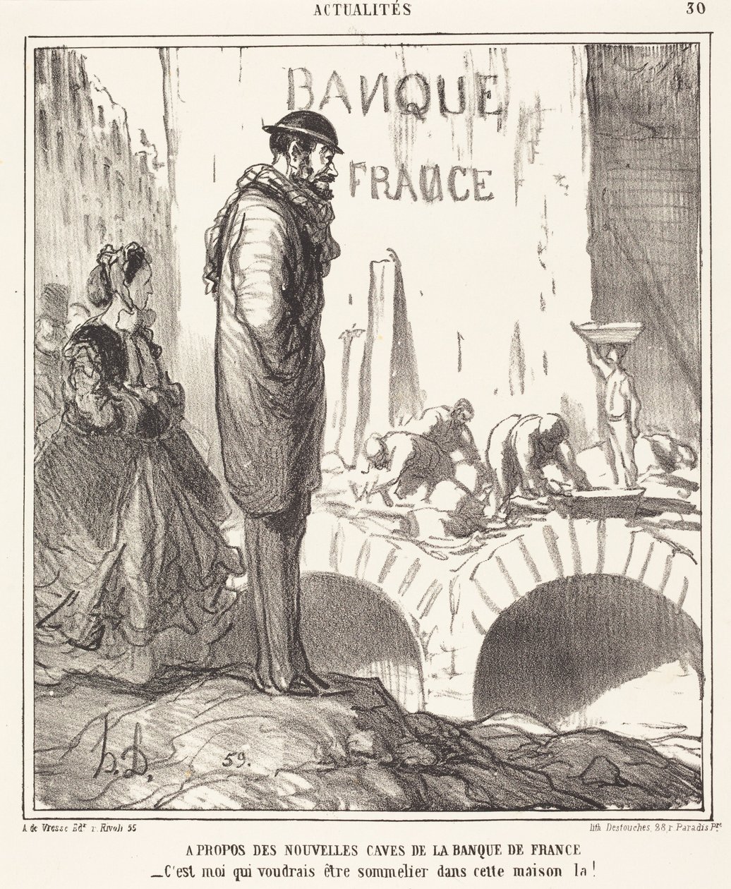 A proposito delle ... cantine della Banque de France da Honoré Daumier