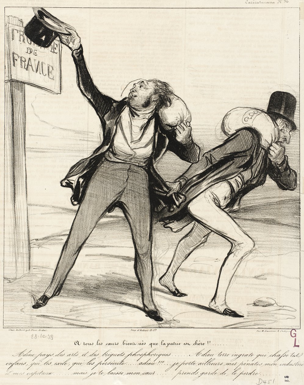 A tutti i cuori nobili a cui la patria sta a cuore!!... da Honoré Daumier